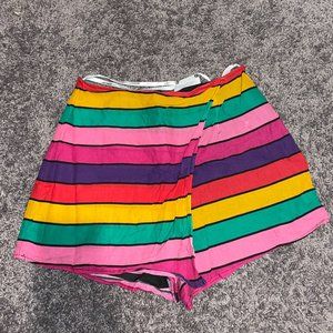 Lovers + Friends Rainbow Skort